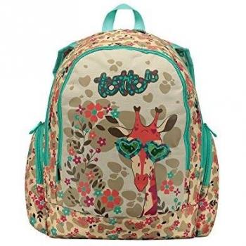 Totto Karola Brown Unisex School Backpack
