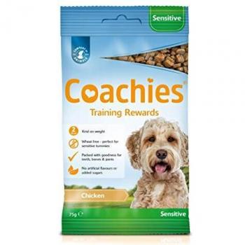 The Company of Animals Coachies Natural Training Treats, 75 g, Pack of 12