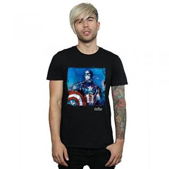 Maglia a Maniche Lunghe Capitano America Marvel