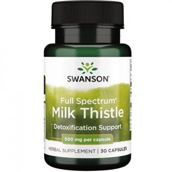 Gélules Swanson Chardon‑Marie Full Spectrum 500 mg – 30 comprimés