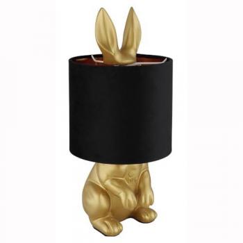 Chevet “Lapin Doré” – lampe compacte et décorative