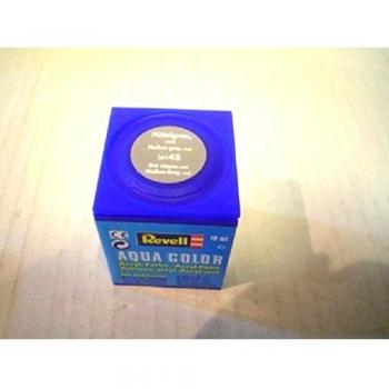 18 ml Revell Aqua‑Farbe Mittelgrau, Produktnummer 36143, Farbcode 43