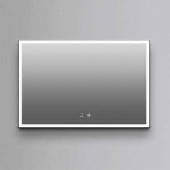 SUIZA Miroir lumineux anti-buée 100 cm × 80 cm, LED triled, On/Off – Ledimex & Sanizéo