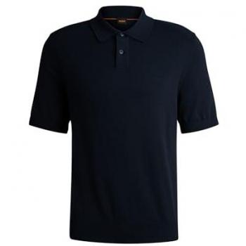 BOSS POLO ASAC_P – Regular Fit, Dunkelblau, Größe M