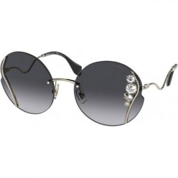 Occhiali da sole Miu Miu MU 50XS 05O5D1 Metal Oro Grigio