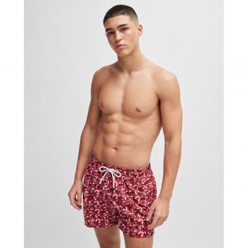 Hugo Costume da Bagno Uomo Tortuga Rosso XL