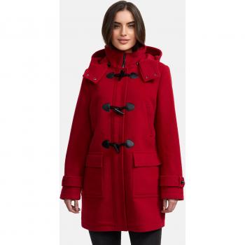 MANISA Dufflecoat: Kapuze, Knebelverschluss, Eleganz