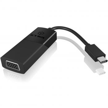 ICY BOX IB-AC533-C USB Type-C zu VGA Adapter mit 2048x1152 Pixel Auflösung bei 60Hz