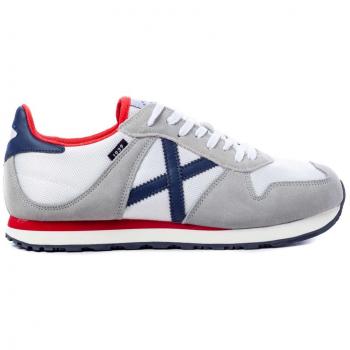 Munich Massana Baskets Grises, Blancs et Bleus Marine T38
