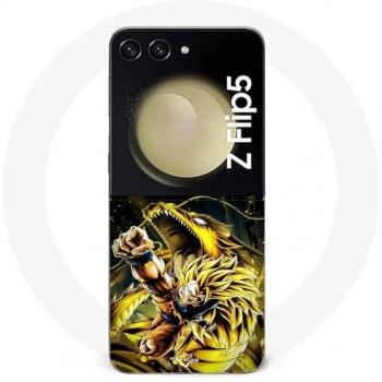 Dragon Strike SSJ3 Goku Galaxy Flip5 Cover