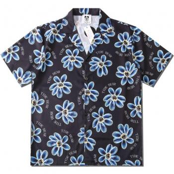 Daisy Flower Short Sleeve Streetwear Shirt
