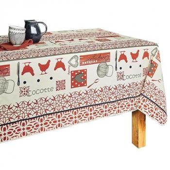 Nappe Rouge Résistante aux Taches COCOTTE