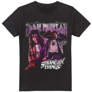 Eddie Munson Homage T‑Shirt (Black) – XL