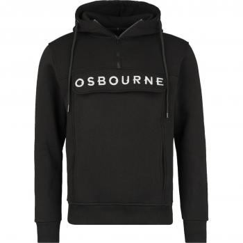 Black Ozzy Osbourne Logo Hooded Sweater for Men