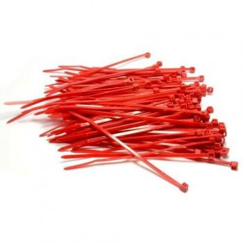 00mm x 2.5mm Red Nylon Cable Ties UL Approved [100 Pack]