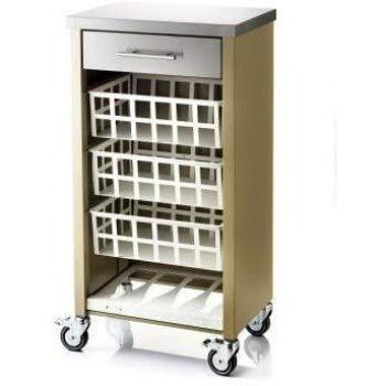 Verdulero con encimera de acero inoxidable MOHER