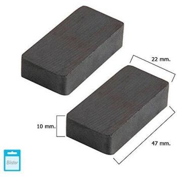Wolfpack Iman Ferrita 47x22x10 mm. (Blister 2 Piezas)