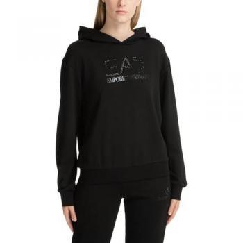 Emporio Armani EA7 Black Cross-Hood Jumper S