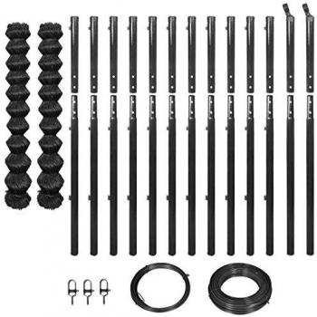 Recinzione Grigia VitaXL – Rete Metallica con Pali e Accessori