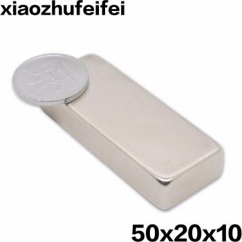 Magnetos Neodimio 50 mm x 20 mm x 10 mm – Alta Potencia