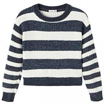 Dunkelblauer Regular Fit Pullover für Damen von name ıt