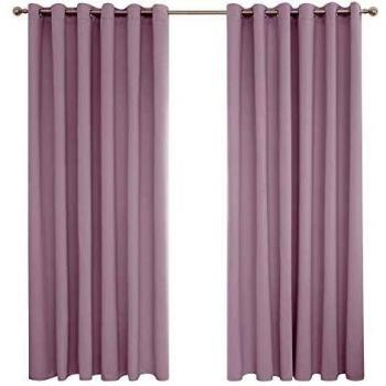 Ready Made Eyelet Blackout Thermal Curtains 2 Panels UK