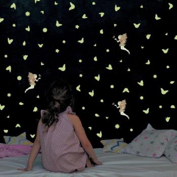 Fondo de Pared Infantil de Elfo Mariposa