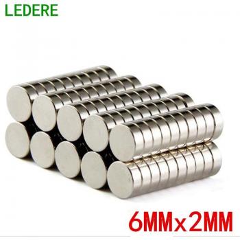 6mm x 2mm Neodymium Magnets N35