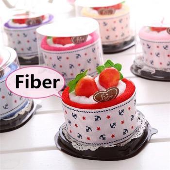 Microfiber Cake-Shaped Towels 20x20cm