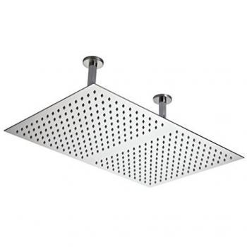 Hudson Reed Chrome Rectangular Ceiling Shower Head 600mm x 400mm