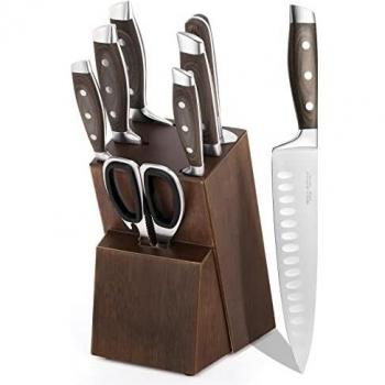 Professional Kitchen Knife Set with Sharpener