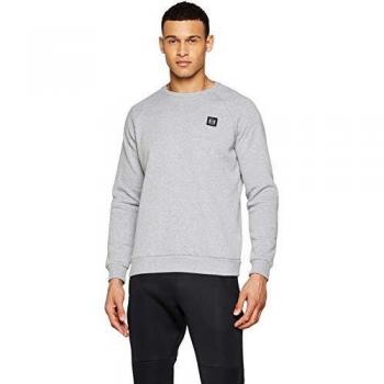 Under Armour Rival Fleece Crew Haut Homme, Gris, FR : S