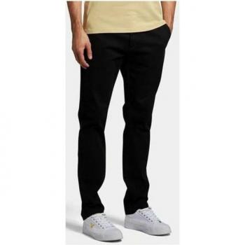 Regular Fit Black Chinos by Lyle & Scott – Men’s W33