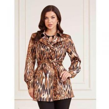 Marciano Animal Pattern Trench