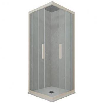 Mampara de Ducha Corredera 70x70 cm Champagne Kolors
