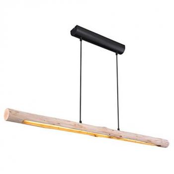 Mella : grande suspension en métal naturel