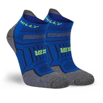 Men’s Women’s Twin Skin Short Socks – Cobalt / Grey Marl (EU 47‑48)