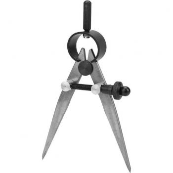 Eosnow 45 Kompass‑Flügelteiler mit Leder‑Feder, Messschieber