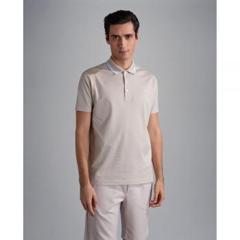 Polo corto Paul & Shark para hombre con detalles en cuello y mangas