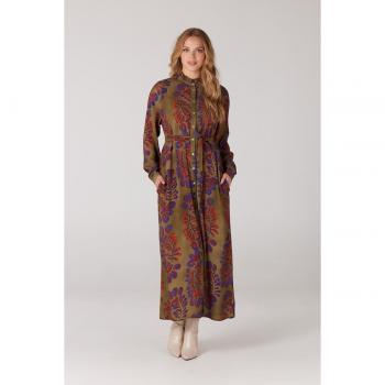 Jansen Amsterdam Wop597 Dress Multi Groen
