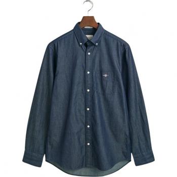 Gant overhemd regular fit indigo