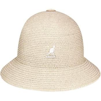 XL Natural Linen Kangol Casual Braid Bucket Hat