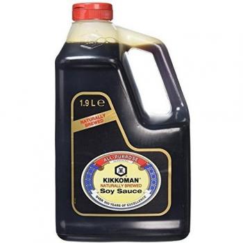 KIKKOMAN®️Soy Sauce Naturally Brewed All Purpose Seasoning Large 1.9L Bottle
