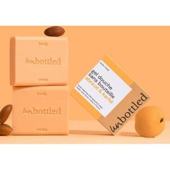 Unbottled Gel Douche senza Bottiglia Sabonetta Alberi di Albicocca e Karité