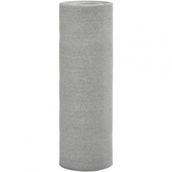 Rete di Protezione per Privacy Grigia Chiara 2x25 m in HDPE 75 g/m²