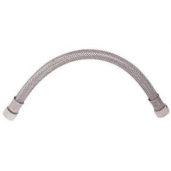 Flexible Ayor Sanitaire – 500 mm, DN10, raccord à 2 écrous rotatifs, finition chromée