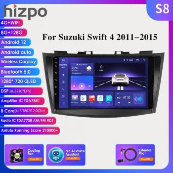 Hizpo Estéreo Multimedia con Carplay para Suzuki Swift 4