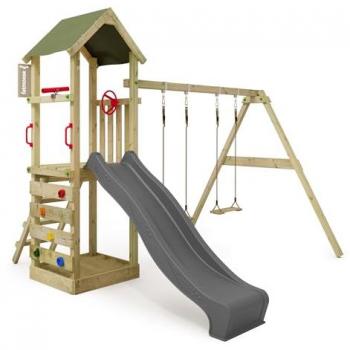 Monde de jeu Kiwikey – Tour escalade, balançoire et toboggan