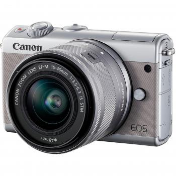 Canon EOS M100 Systemkamera (24,2 MP, 7,5cm (3 Zoll) Display, WLAN, NFC, Bluetooth, Full-HD)