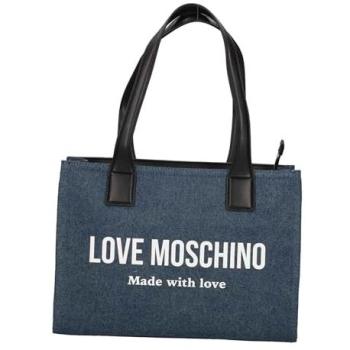 One‑Size Love Moschino Blue Tote